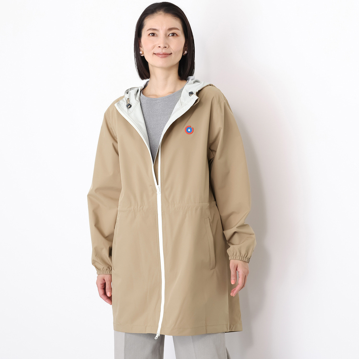 フロット はっ水 パッカブル フーディーコート