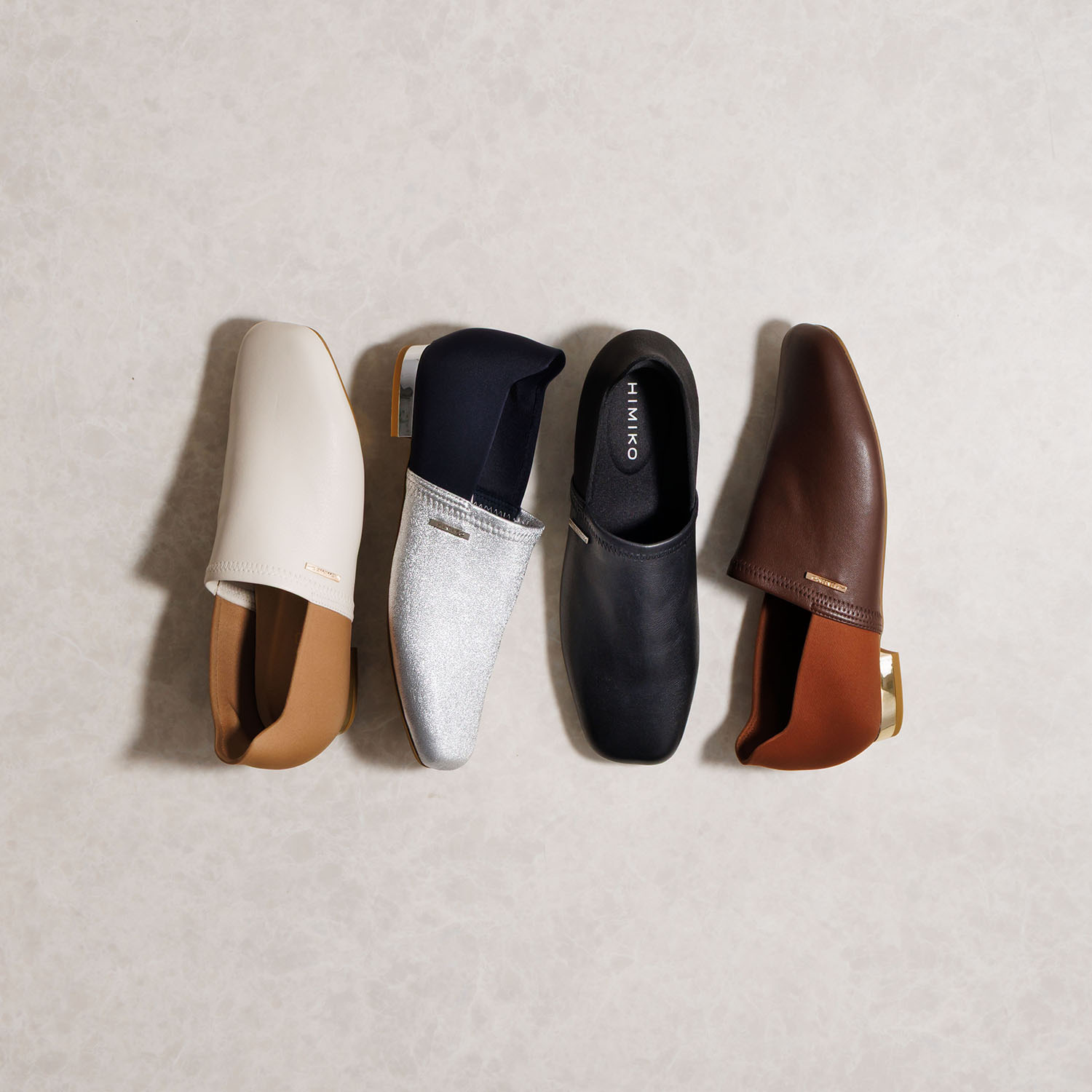 卑弥呼 驚きのフィット感 シープストレッチレザー すっと履けるパンプス