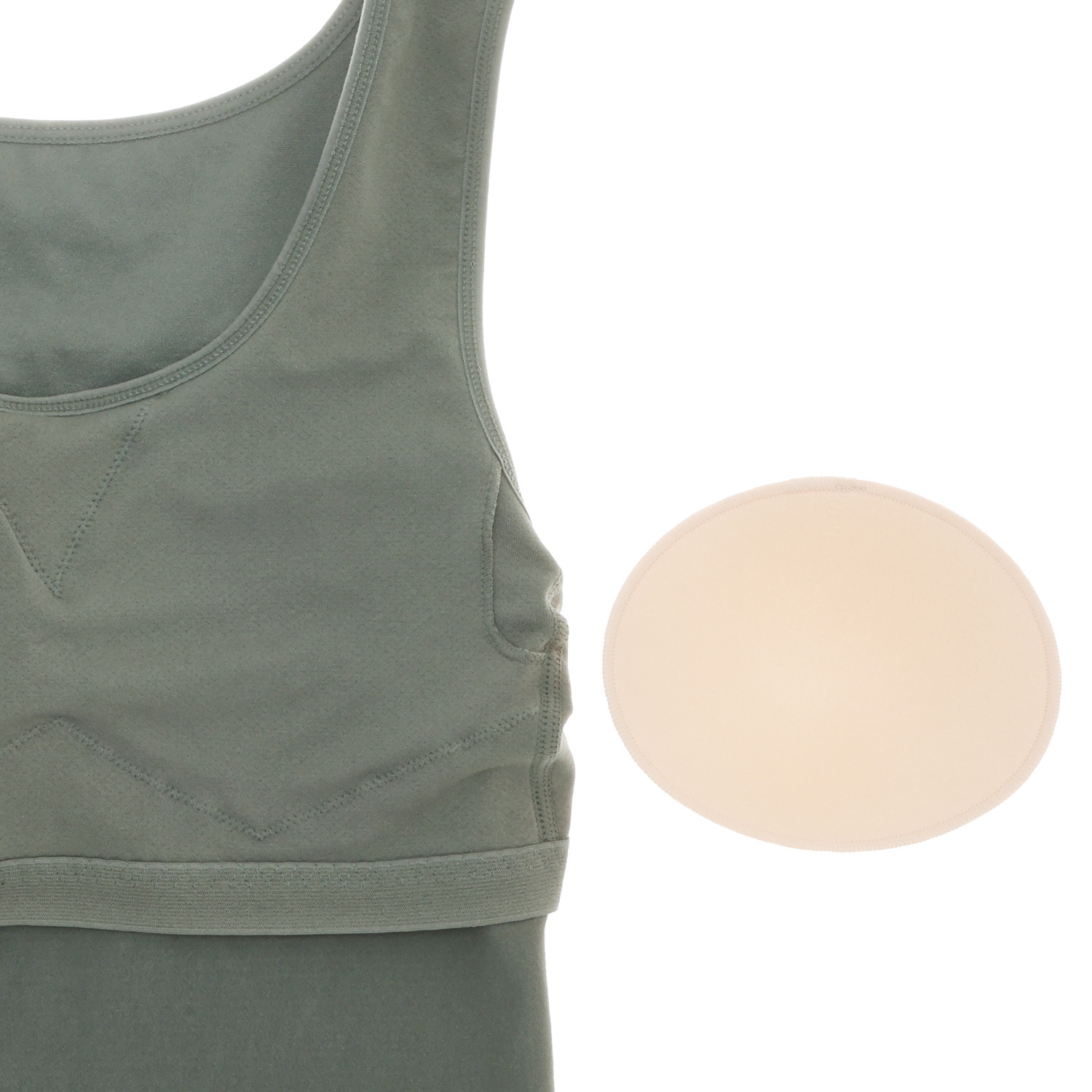 美人工房 しなやかフィット カップ付タンクトップ ２枚セット