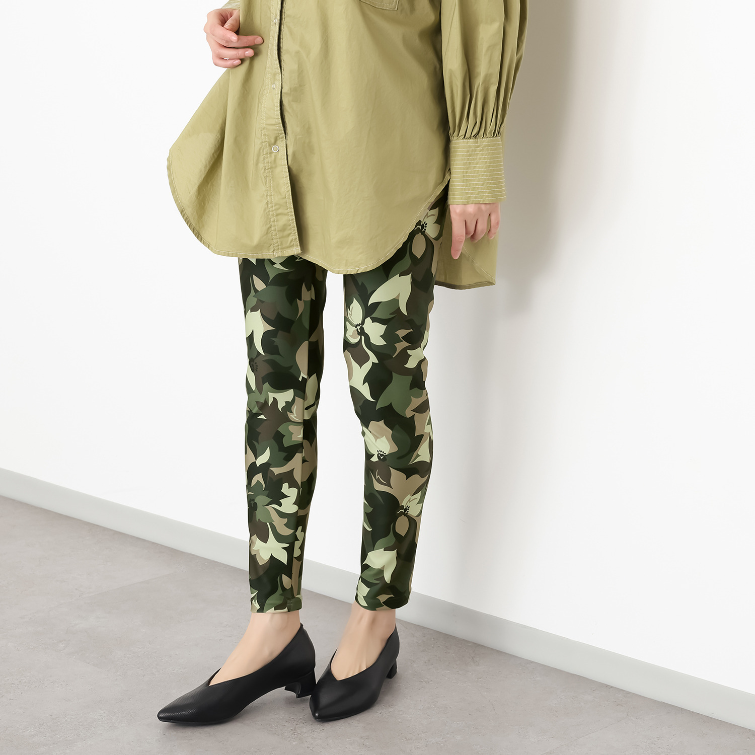 ダイア　アロー 日本製 転写プリント レギンスパンツ