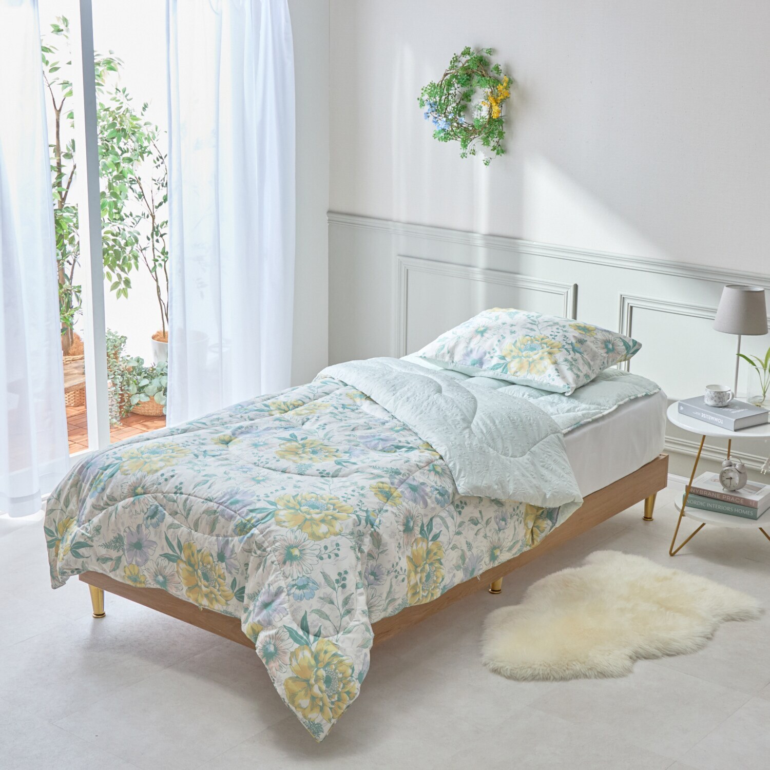 モリリン メルティーリッチダウン ほこりが出にくい 防ダニ・ウォッシャブル ふわもち敷きパッド ＜ダブル＞