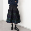 ナインティーン　ブルーム 桐生産ジャガード スカート