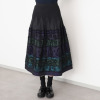 ナインティーン　ブルーム 桐生産ジャガード スカート
