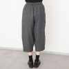 ナインティーン　ブルーム 尾州産ウールガーゼ 切替パンツ