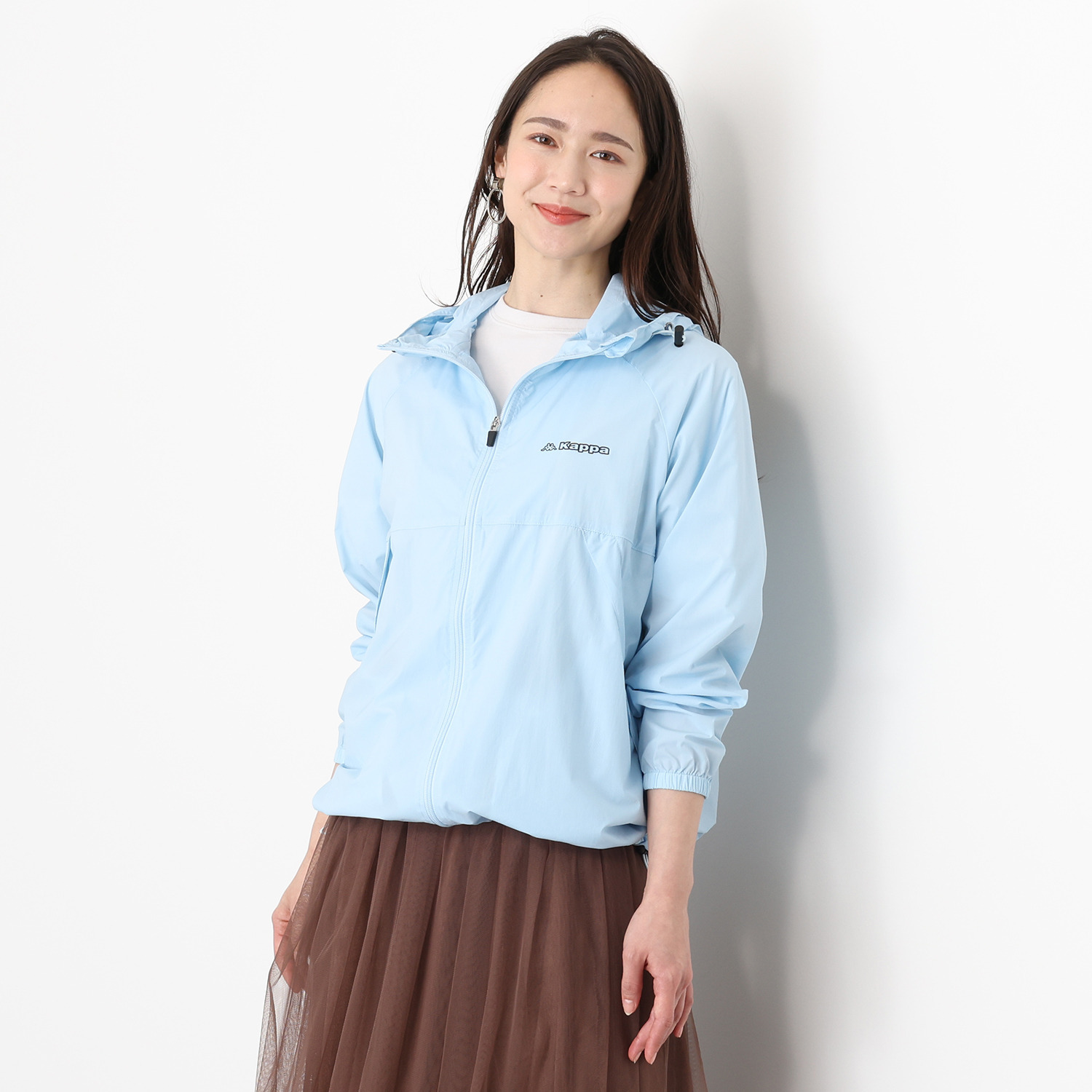 Ｋａｐｐａ 軽量・ストレッチ・ ＵＶカット ソフトな肌触り生地使用 パーカー