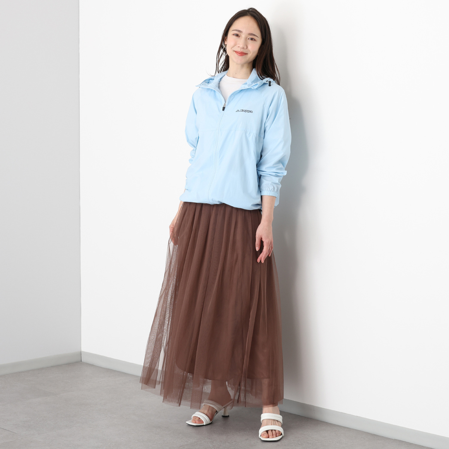 Ｋａｐｐａ 軽量・ストレッチ・ ＵＶカット ソフトな肌触り生地使用 パーカー