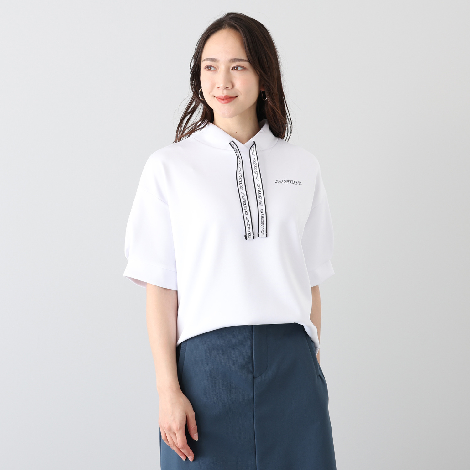 Ｋａｐｐａ ＵＶカット ライトダンボール エレガント 五分袖プルオーバー