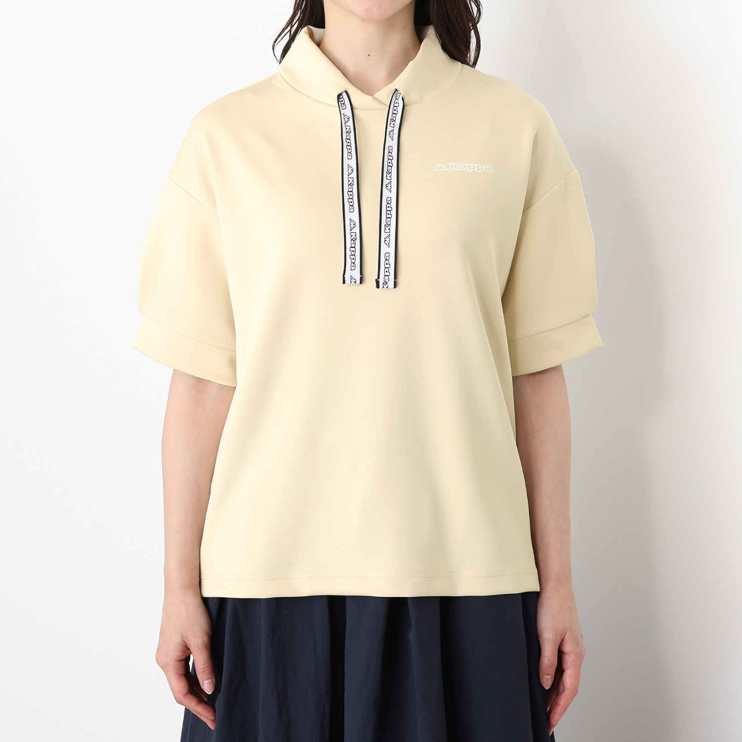 Ｋａｐｐａ ＵＶカット ライトダンボール エレガント 五分袖プルオーバー