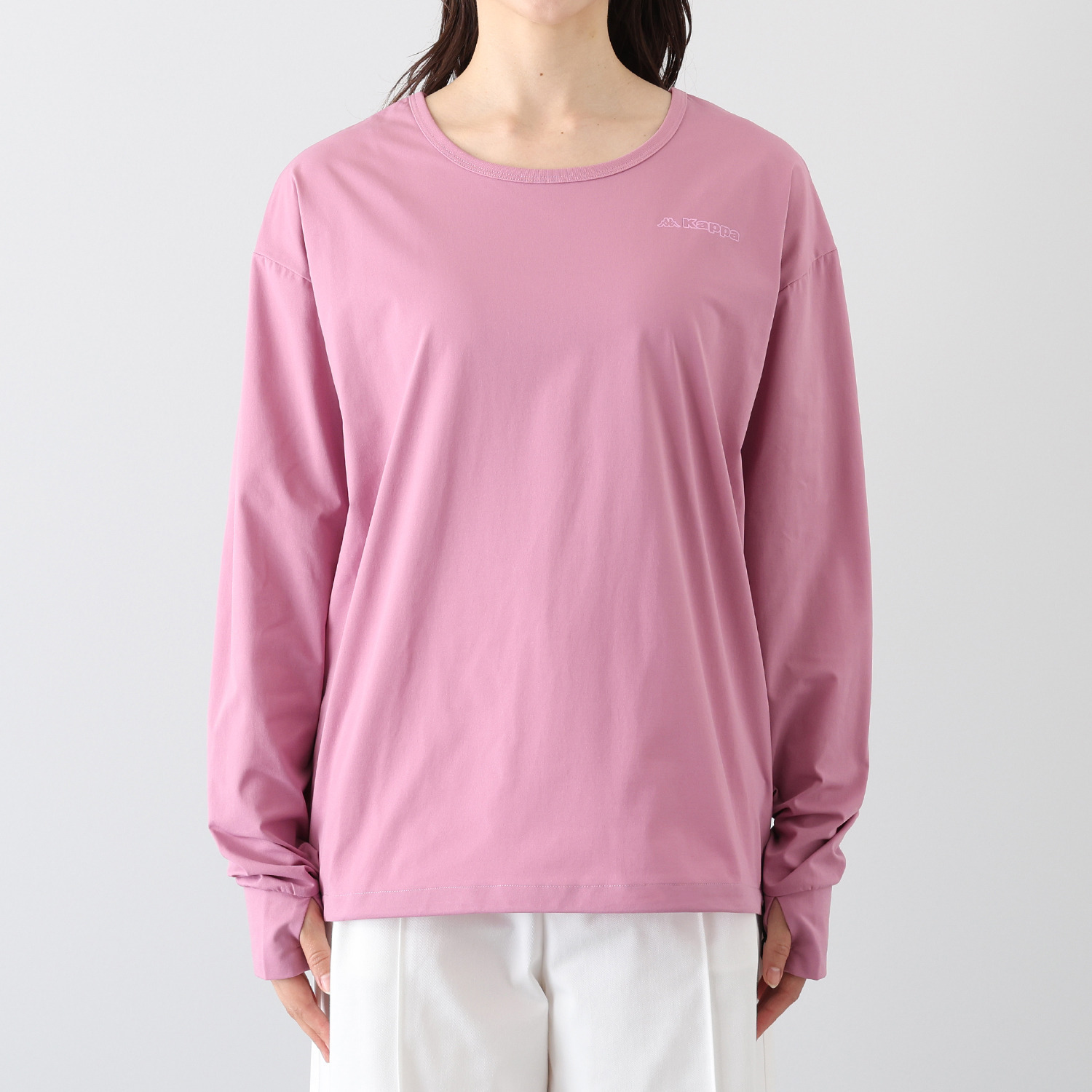 Ｋａｐｐａ 吸水速乾・ＵＶカット ペアテックス ラウンドヘム ロングＴシャツ ＜水陸両用＞