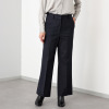 パンタパンタローニ なめらかコットン混 脚長ストレートパンツ