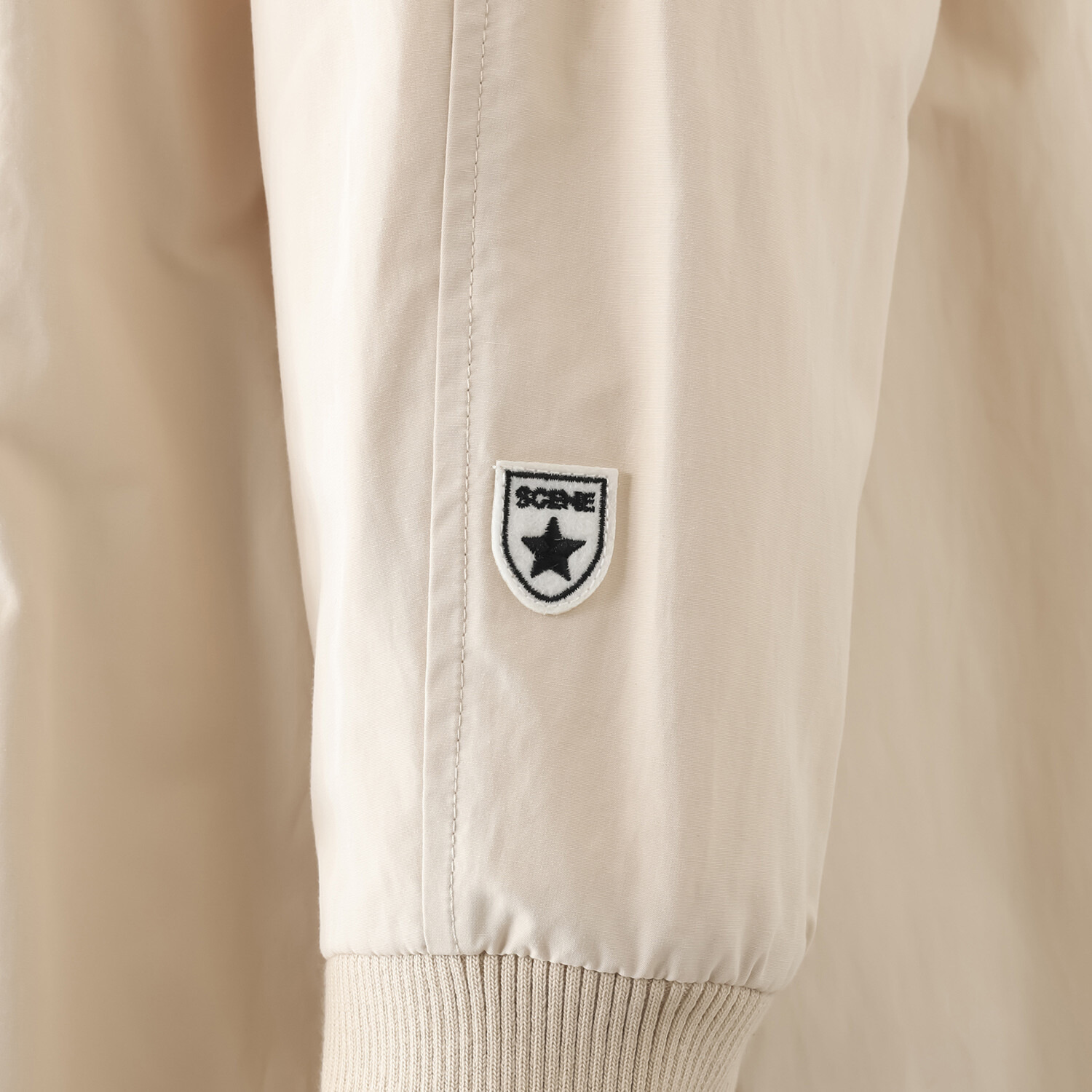 シーン テントライン 袖リブハーフコート