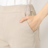 シーン コットン混 ツイルストレッチ ストレートパンツ