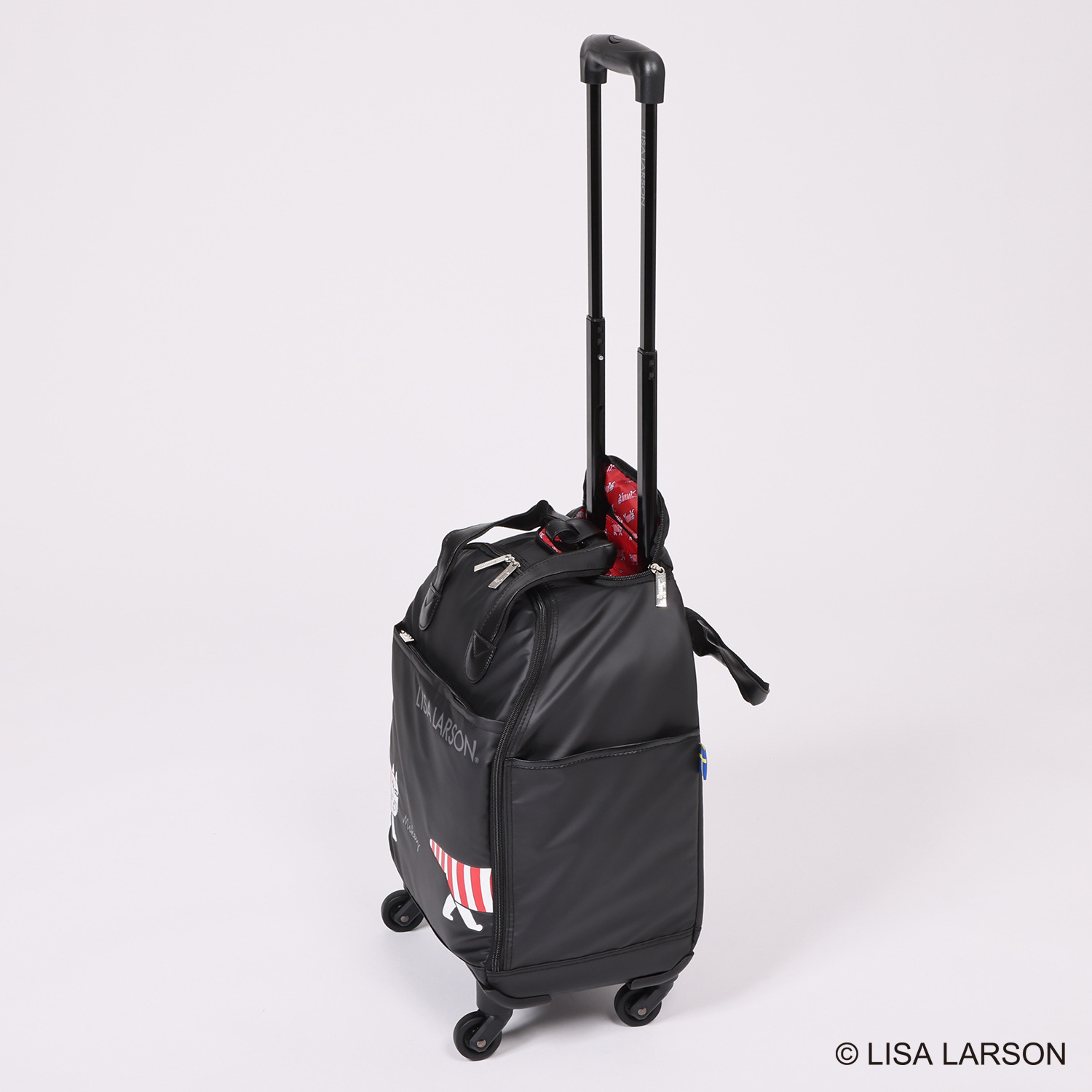 ハピタス× リサ・ラーソン はっ水・軽量 マイキーデザイン ソフトキャリー ＜圧縮袋２枚付＞