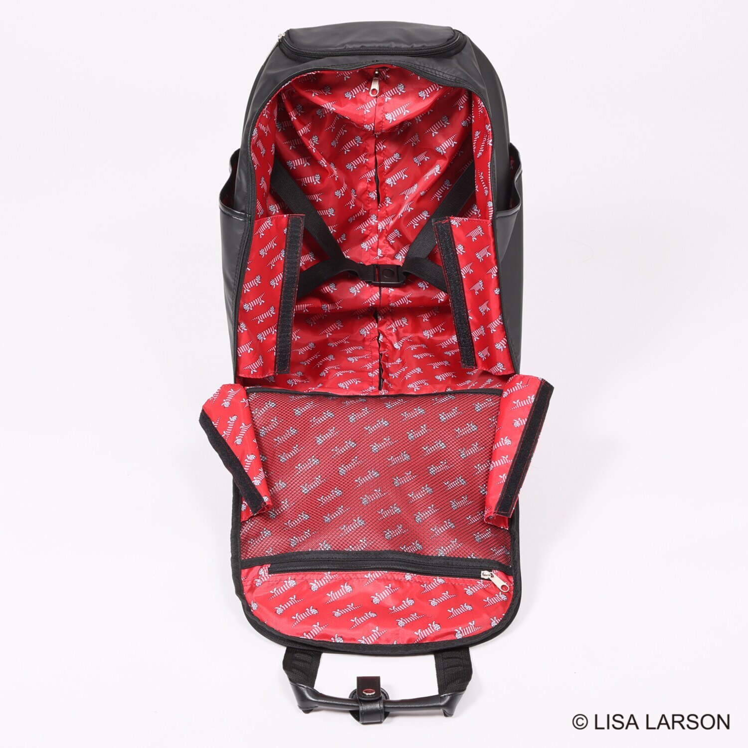 ハピタス× リサ・ラーソン はっ水・軽量 マイキーデザイン ソフトキャリー ＜圧縮袋２枚付＞