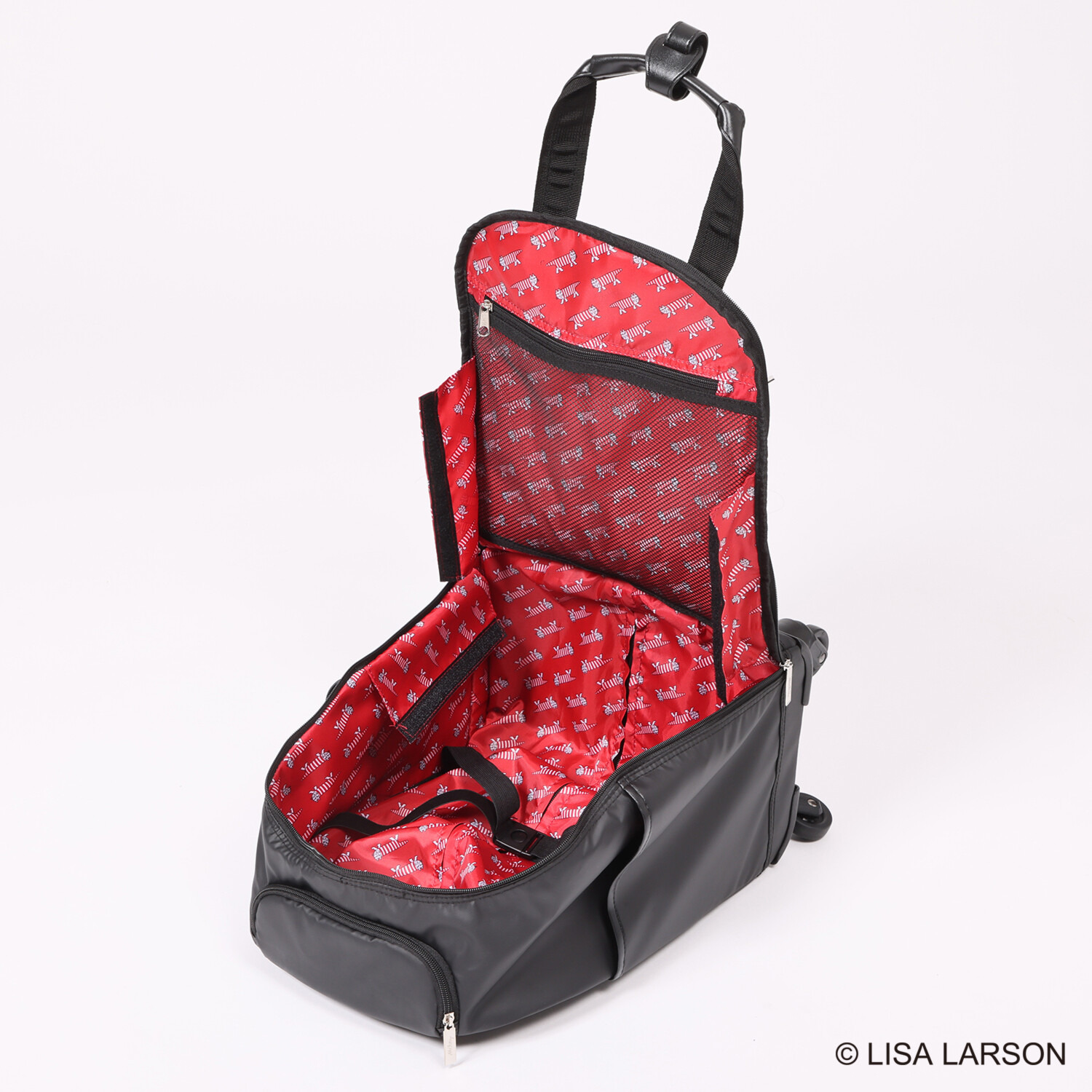 ハピタス× リサ・ラーソン はっ水・軽量 マイキーデザイン ソフトキャリー ＜圧縮袋２枚付＞