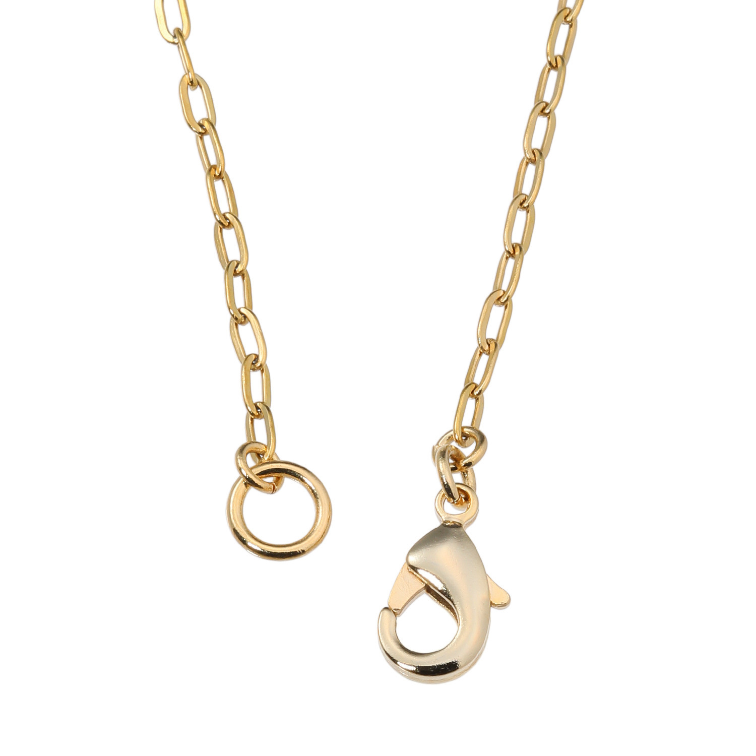 キラキラギフト バイ　アビステ ステンレス クリスタルガラス キラキラドロップ ロングネックレス