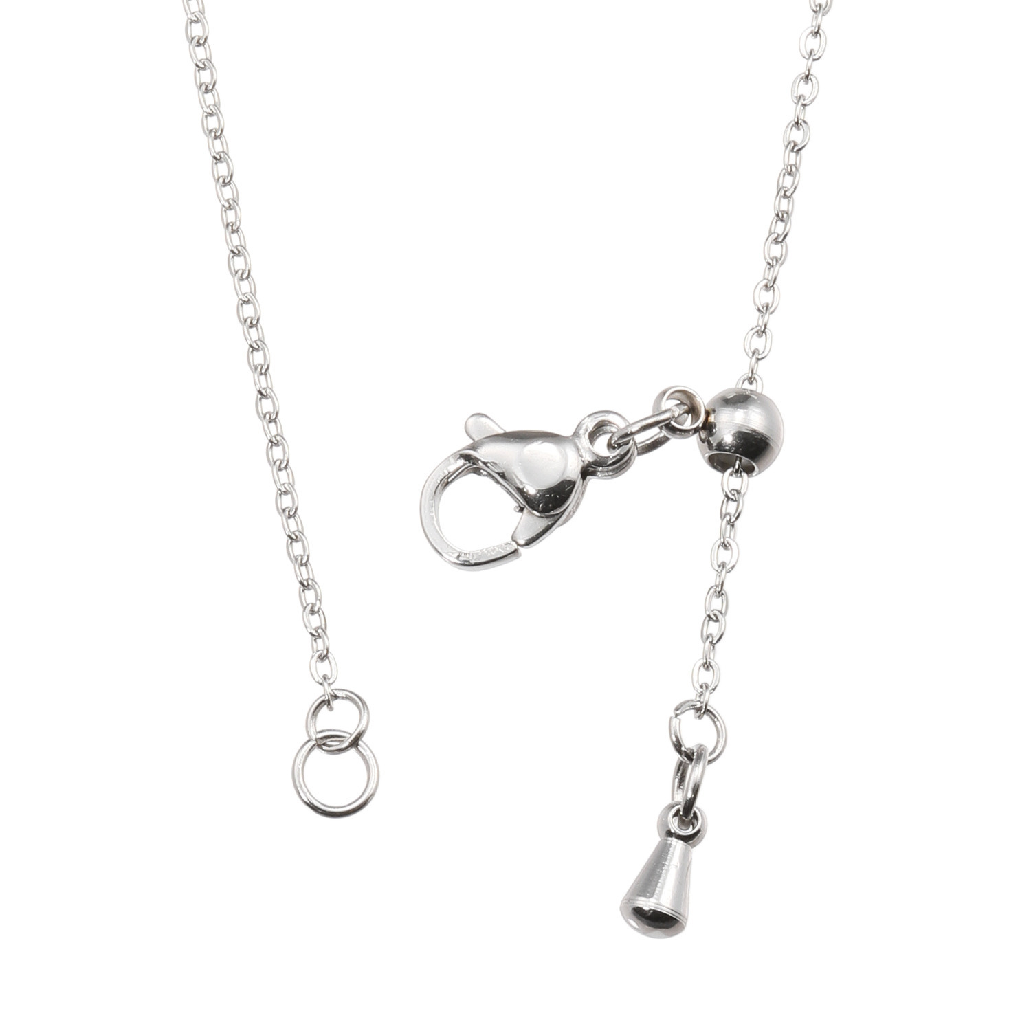 キラキラギフト バイ　アビステ ステンレス スモールハート ネックレス