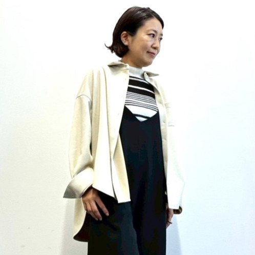 チーロ スエードタッチ シャツジャケット