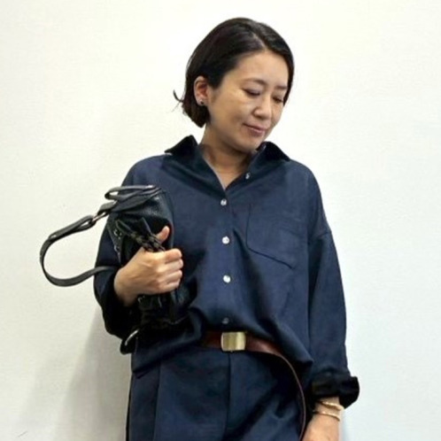 チーロ スエードタッチ シャツジャケット