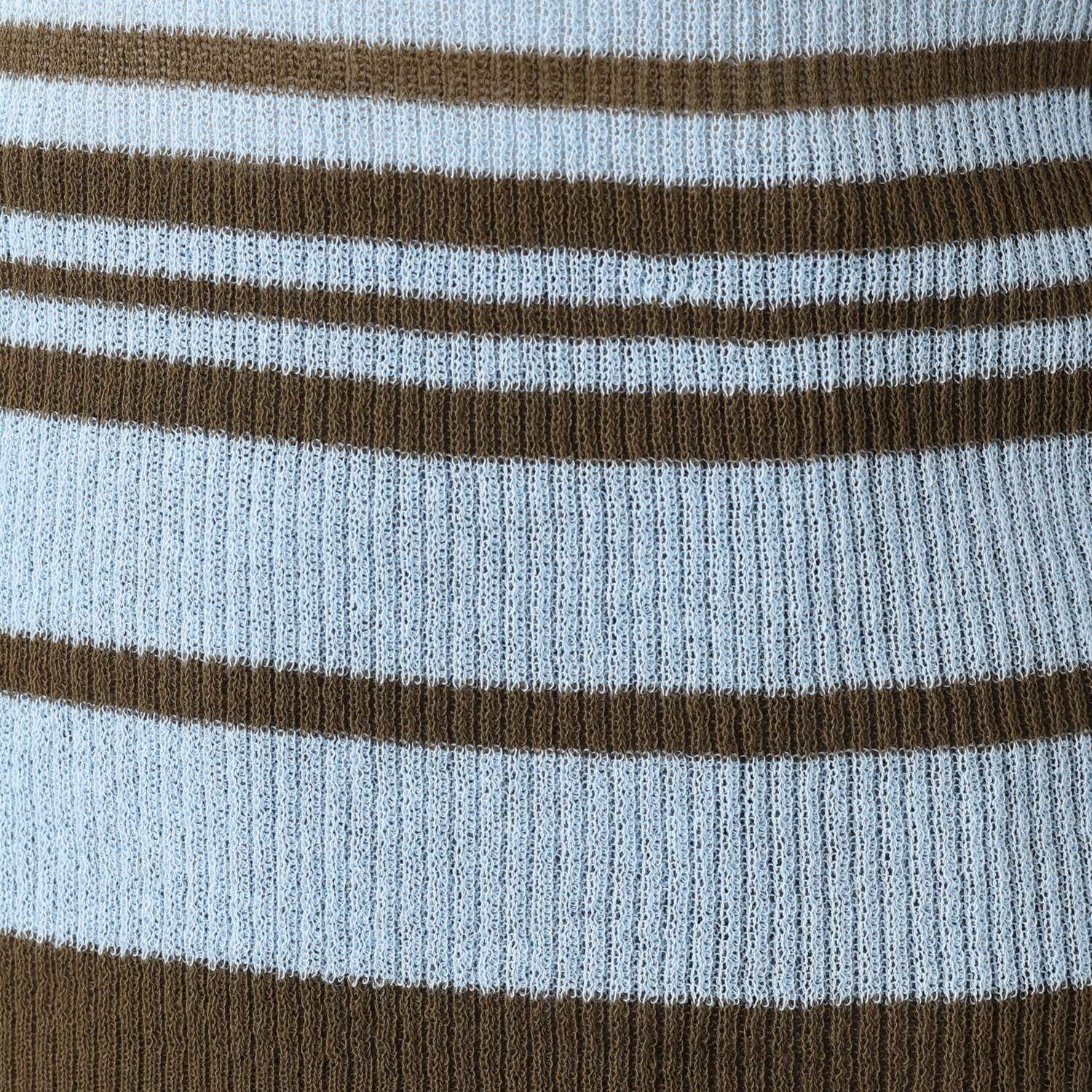 チーロ コットン混 シアーリブニット プルオーバー