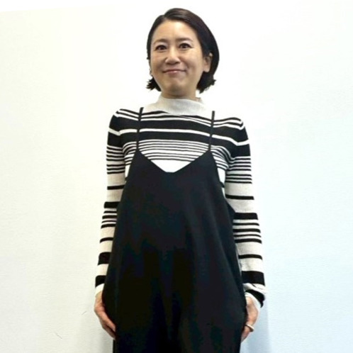 チーロ コットン混 シアーリブニット プルオーバー