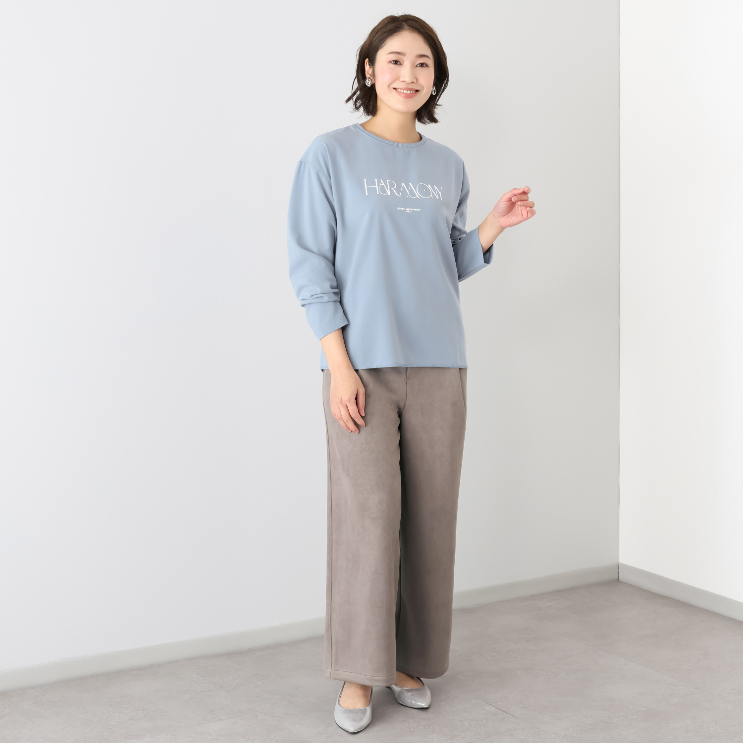 チーロ 大人のロゴＴ チュニックブラウス