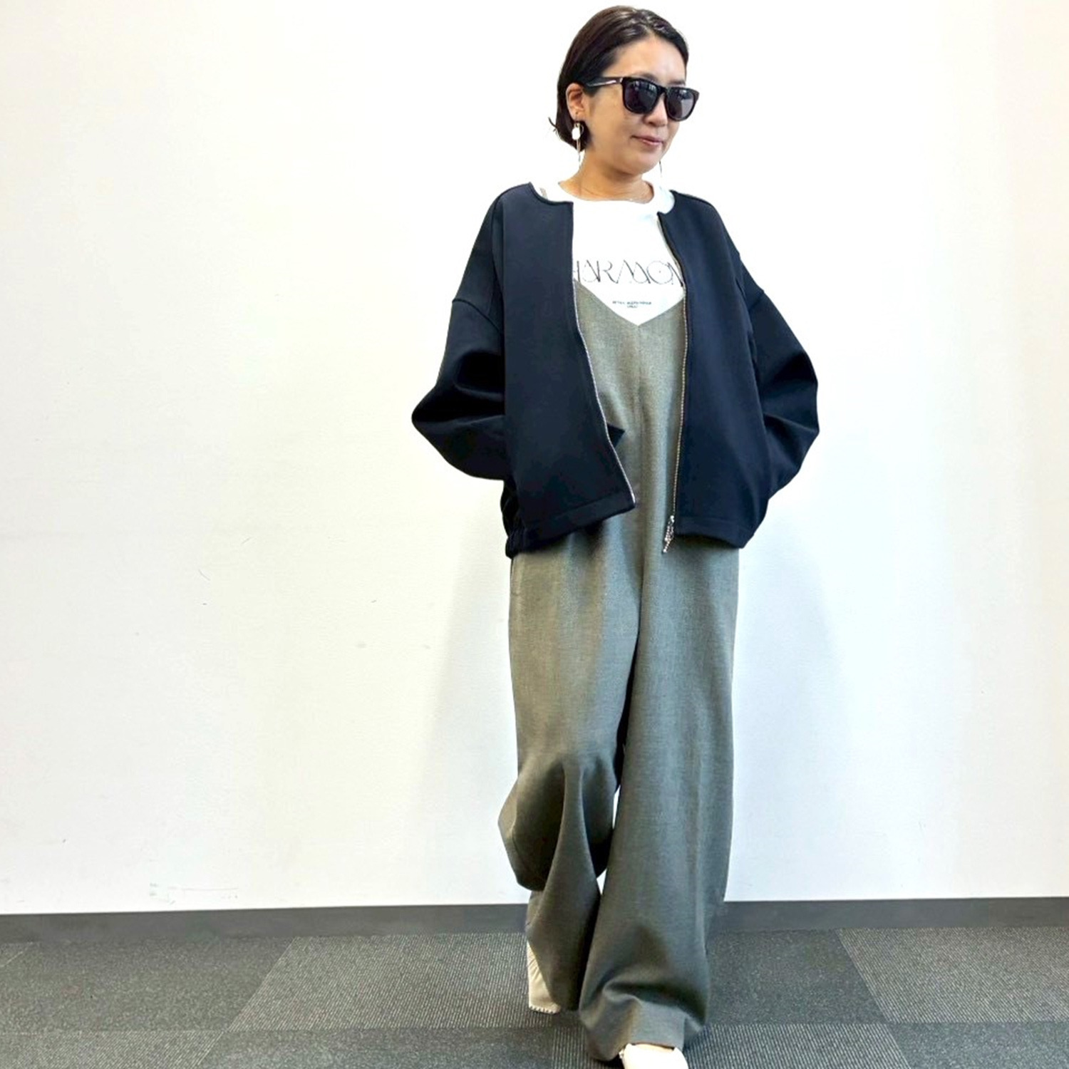 チーロ 大人のロゴＴ チュニックブラウス