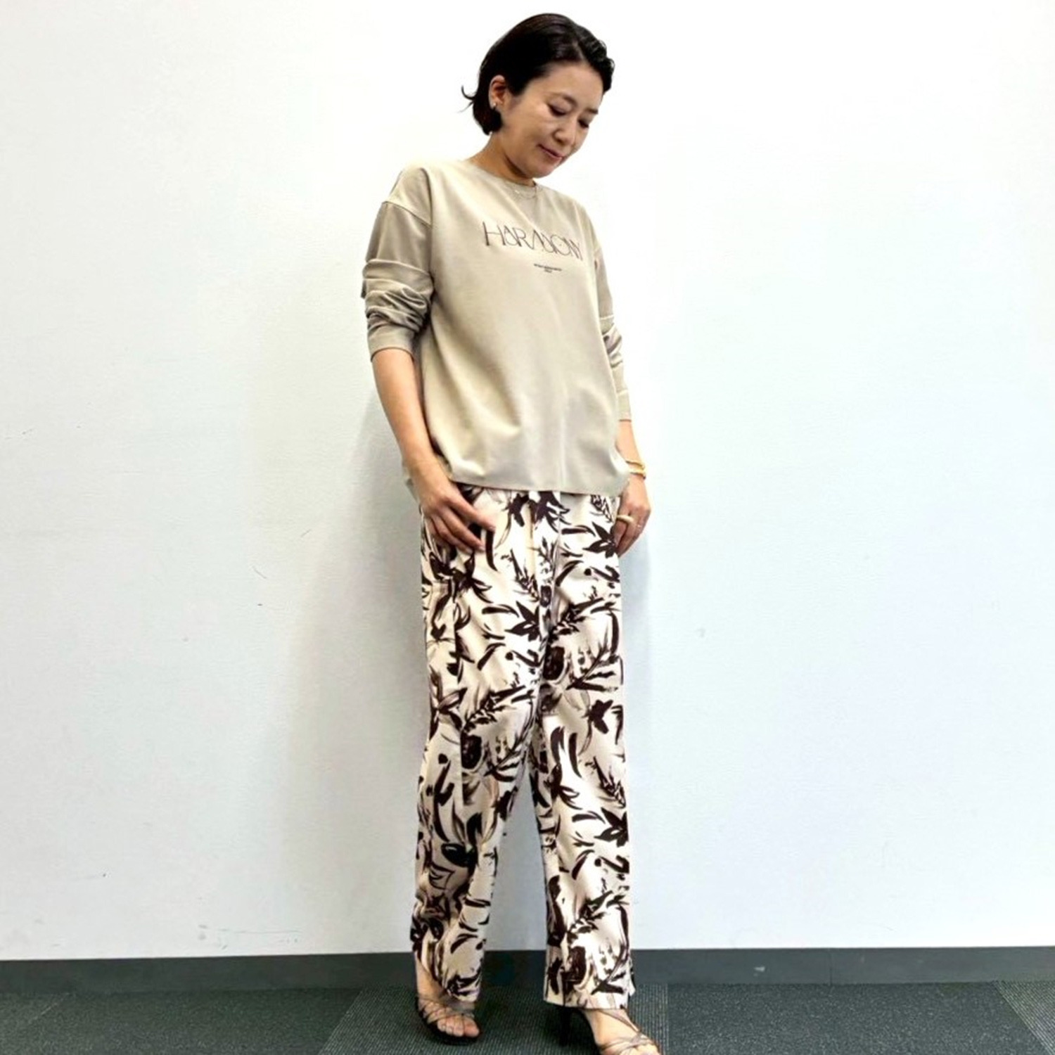 チーロ 大人のロゴＴ チュニックブラウス