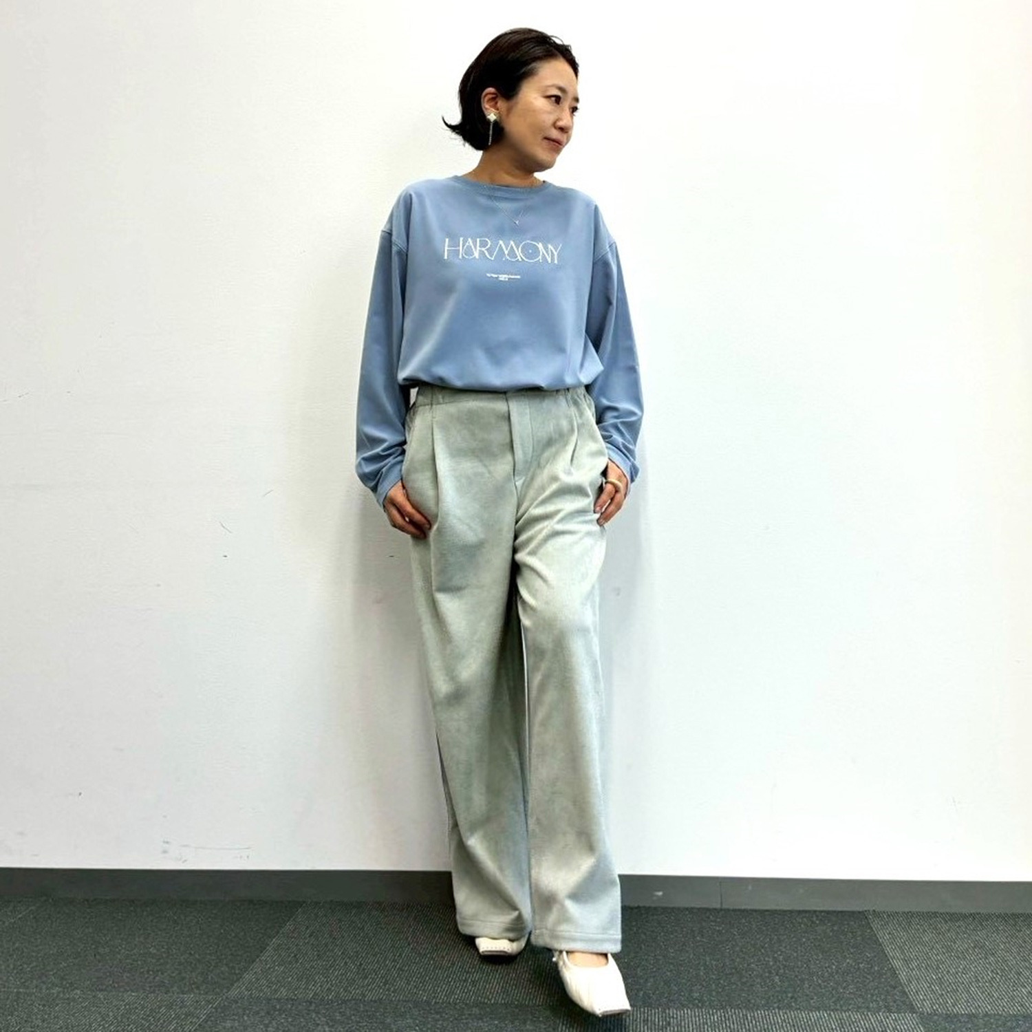 チーロ 大人のロゴＴ チュニックブラウス