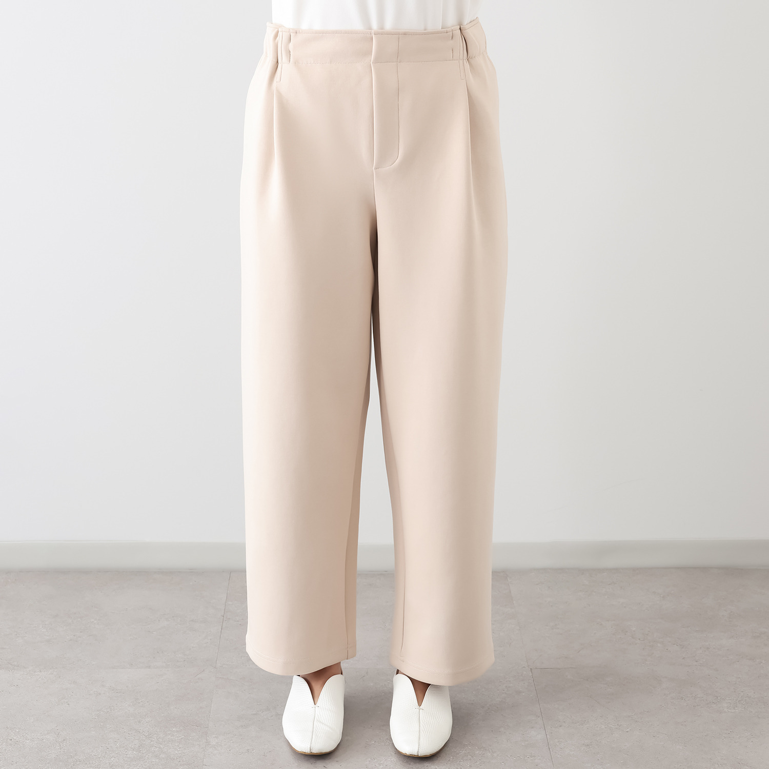 チーロ ダンボールニット バレルパンツ