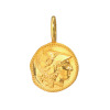 ピュアイズム 純金 アンティーク調 コインモティーフ リバーシブル ペンダントトップ