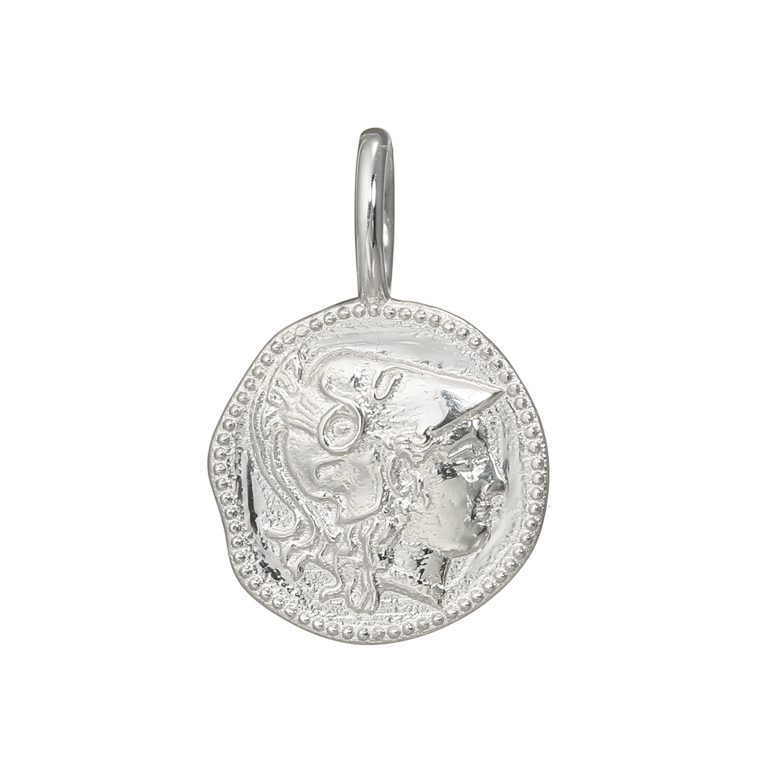 ピュアイズム 純プラチナ アンティーク調 コインモティーフ リバーシブル ペンダントトップ