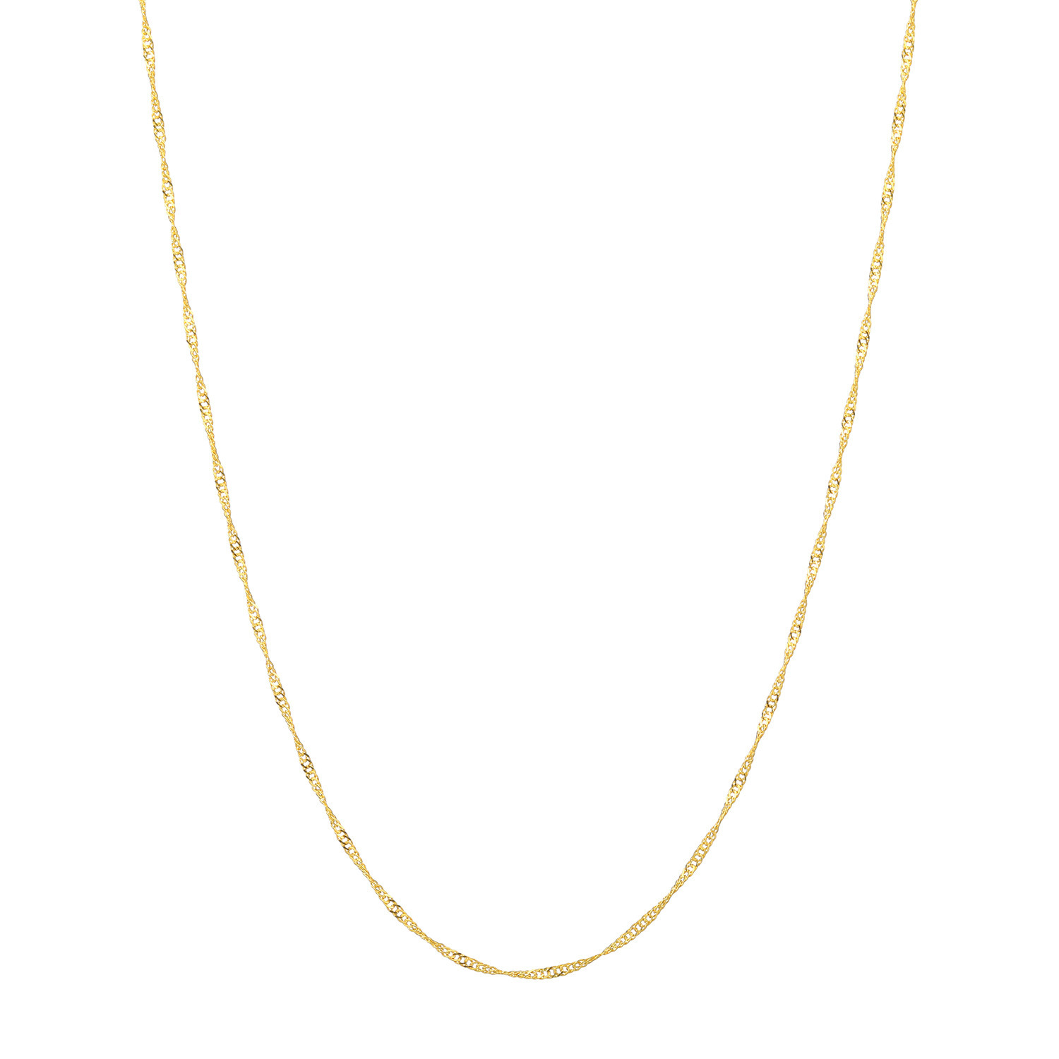 ピュアイズム 純金 スクリューチェーン ネックレス