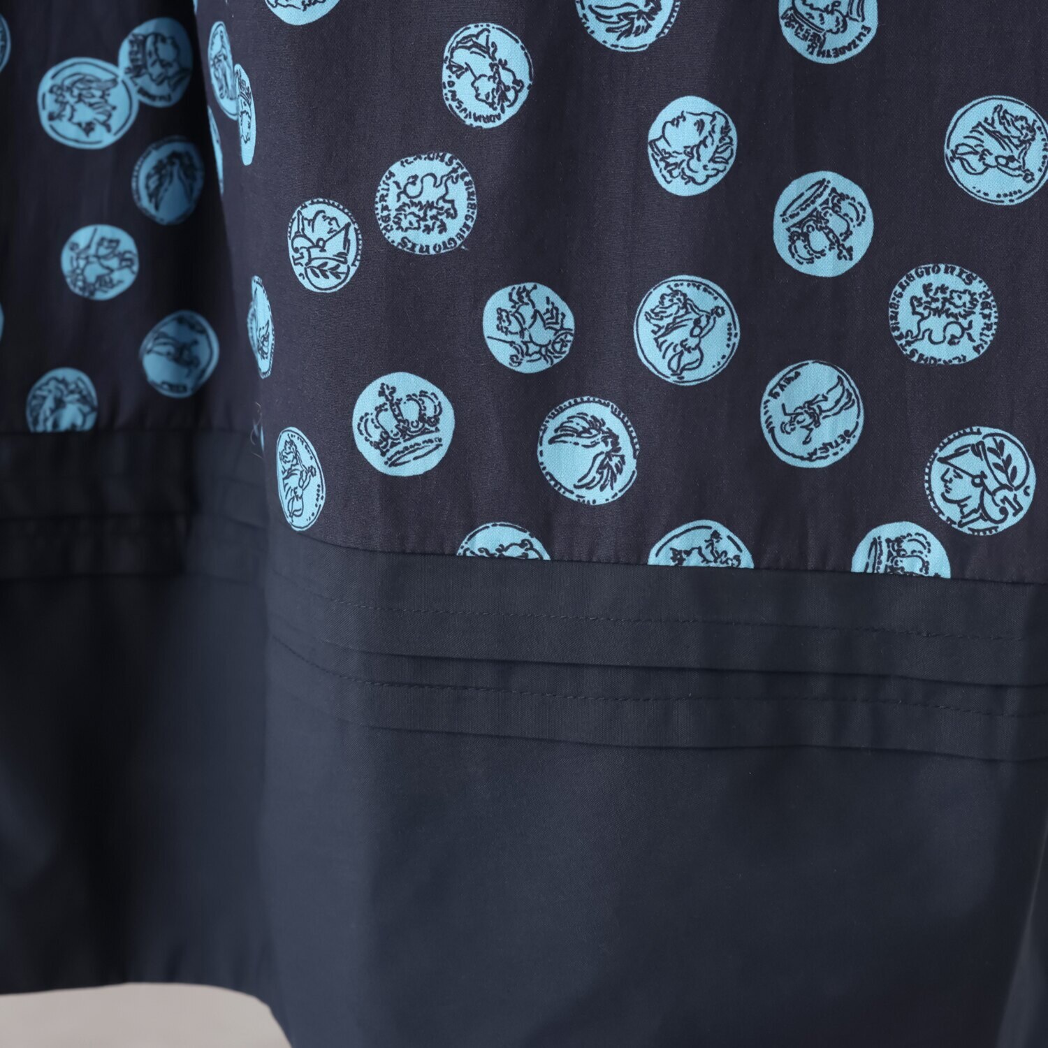 エムジェイアール　バイ マチコ　ジント　ロンドン 配色アクセント バルーンシルエット スカート