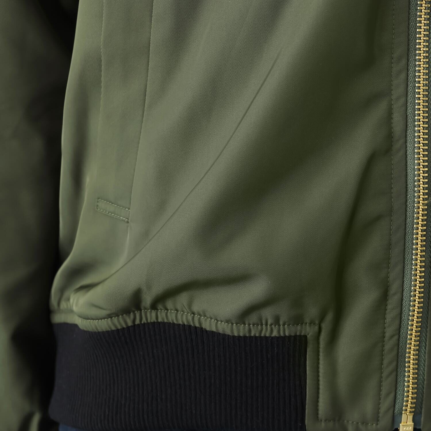 エムジェイアール　バイ マチコ　ジント　ロンドン 配色ラインアクセント ブルゾン