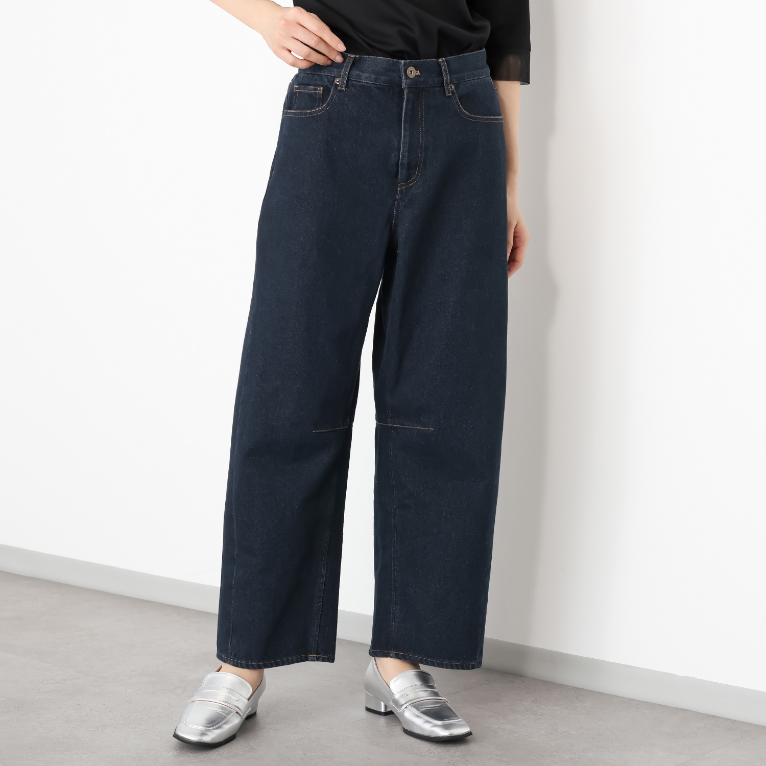 エムジェイアール　バイ マチコ　ジント　ロンドン カーブシルエット デニムパンツ