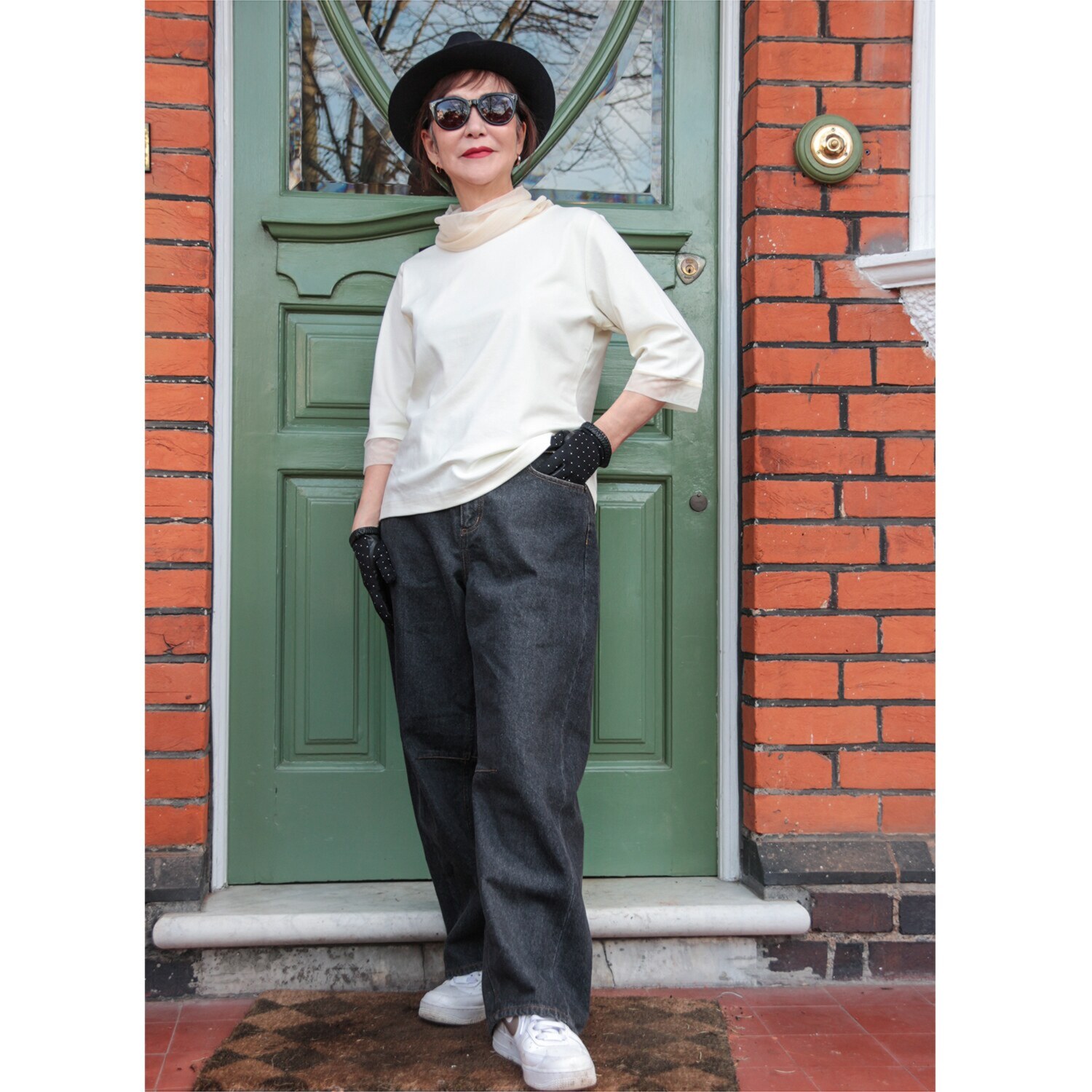 エムジェイアール　バイ マチコ　ジント　ロンドン カーブシルエット デニムパンツ