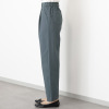 アトリエール パウダリータッチ コットン混 タックセミワイドパンツ