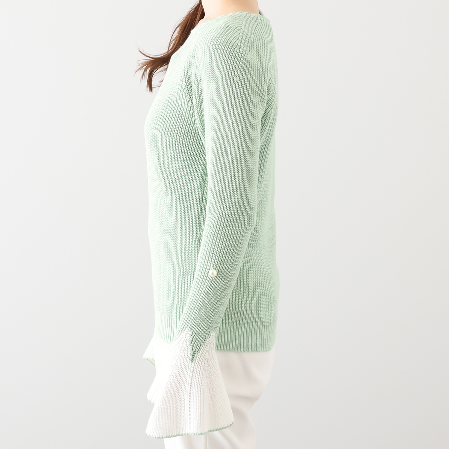 マダムヒロコ カフアレンジ ベルスリーブ プルオーバー