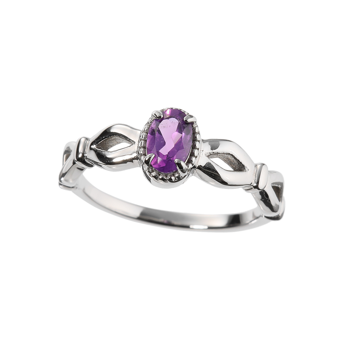 デルークス サージカルステンレス 天然石 デザインリング