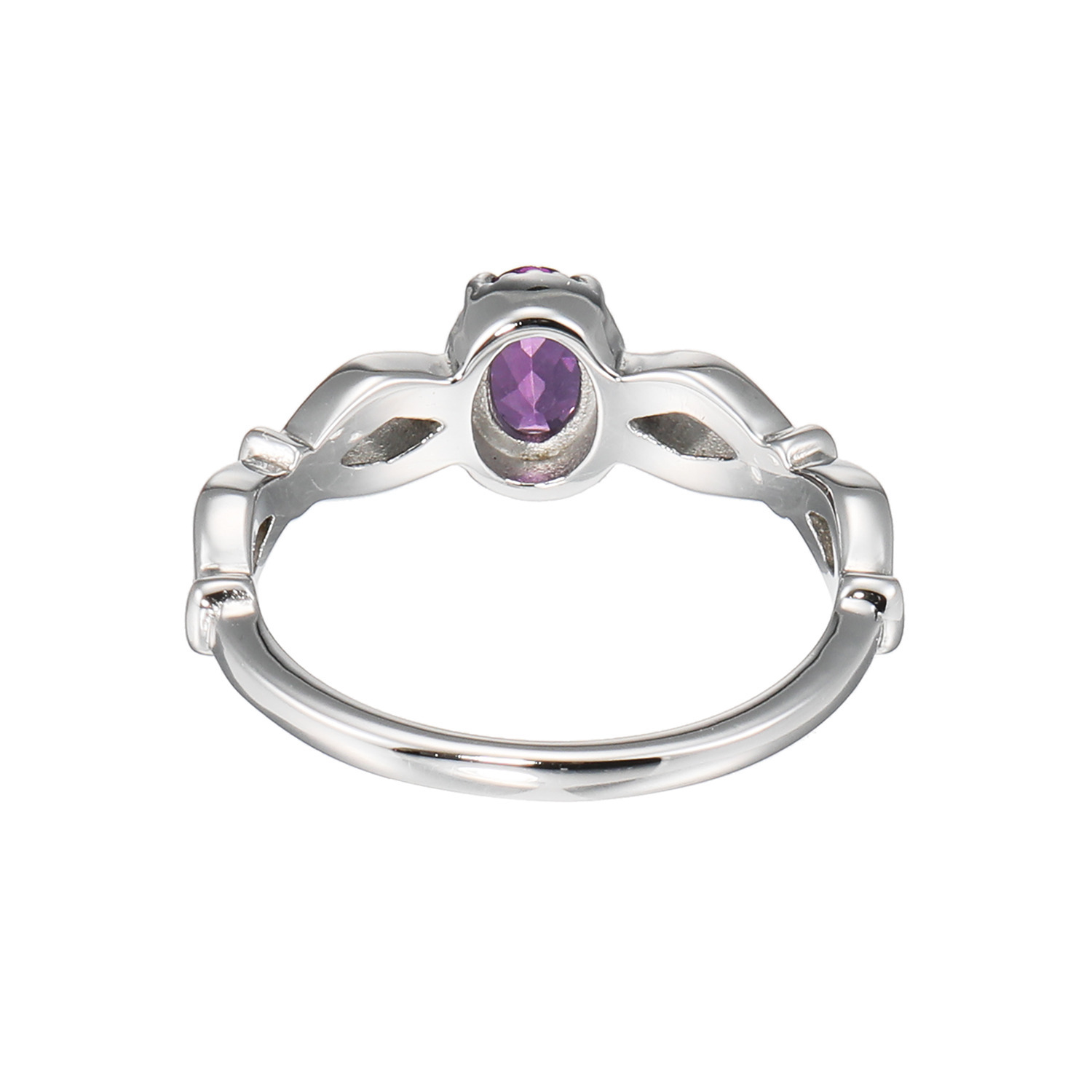 デルークス サージカルステンレス 天然石 デザインリング