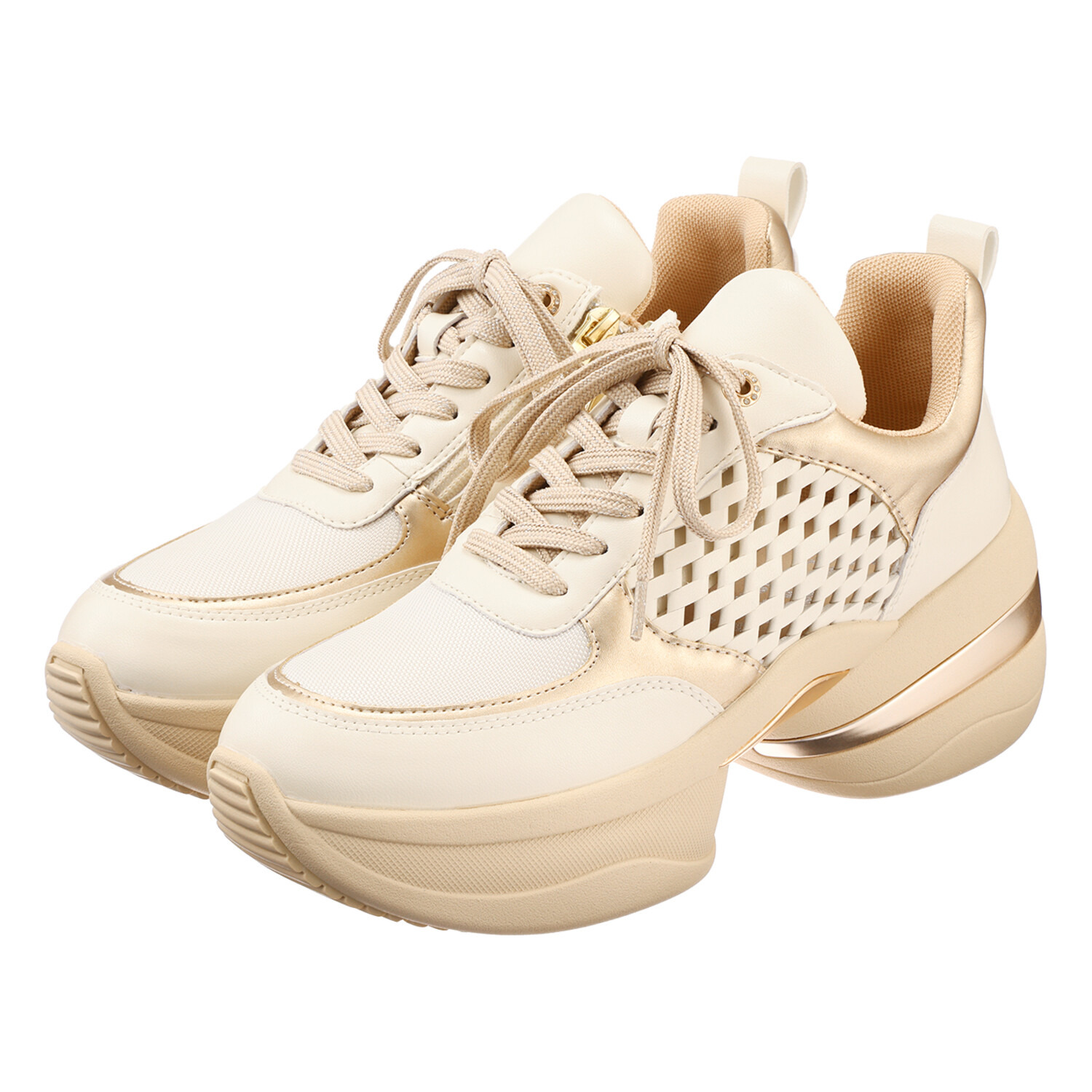 ヌーベルヴォーグ リュクスライン ブランド誕生１５周年！ 魅せるヒールコンシャス 楽してキレイを手に入れる 軽量厚底スニーカー