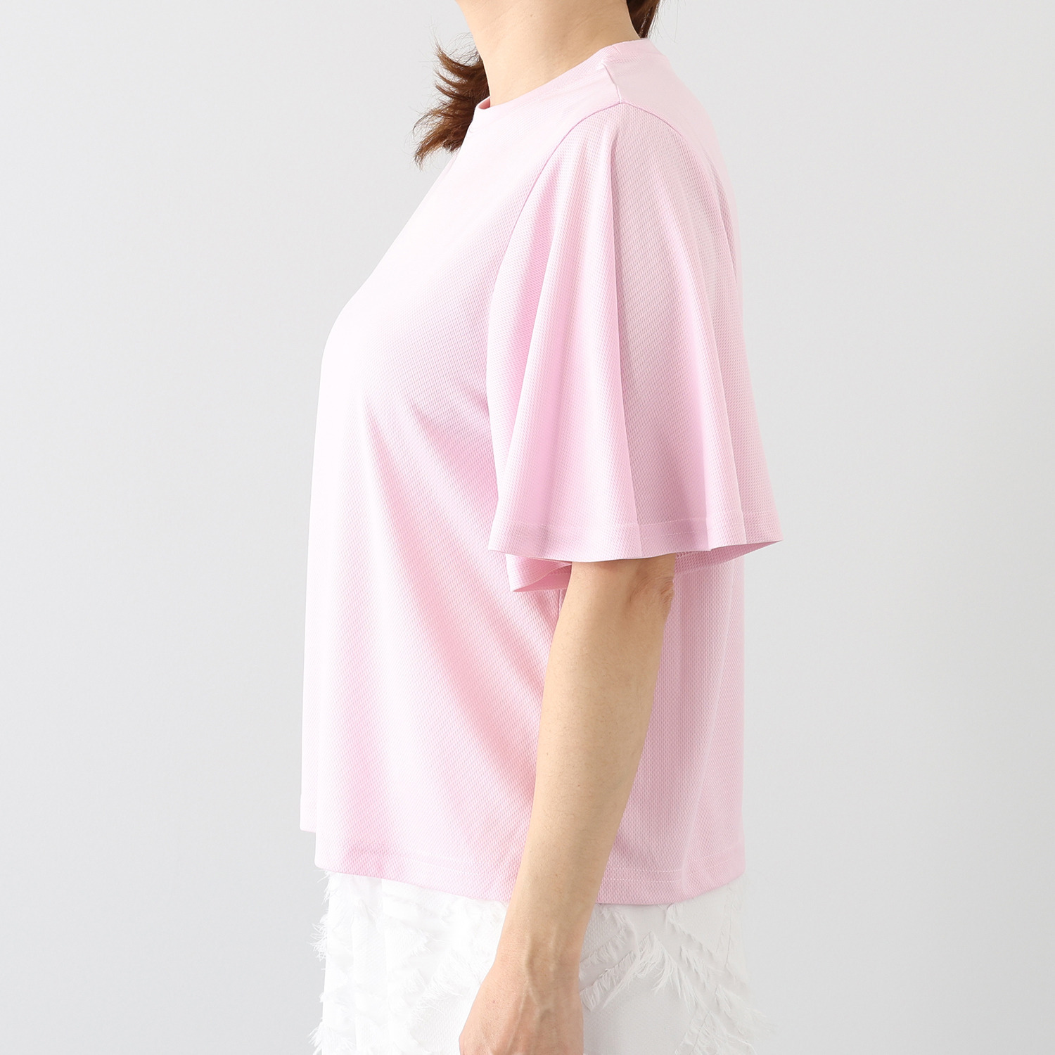 ヴィオラウィル すぐ乾く機能素材 スポーツエレガント フレアースリーブ サマになるＴシャツ