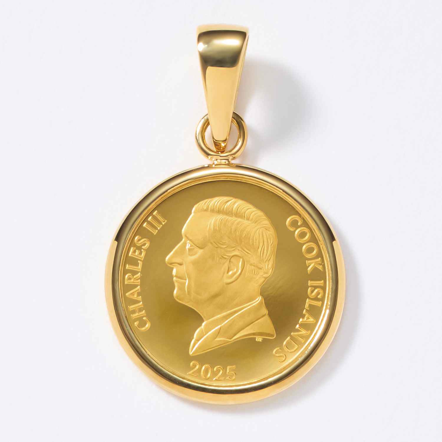 祈平 ロイヤルミント製造 １／３０オンス 純金ユニコーンコイン ペンダントトップ