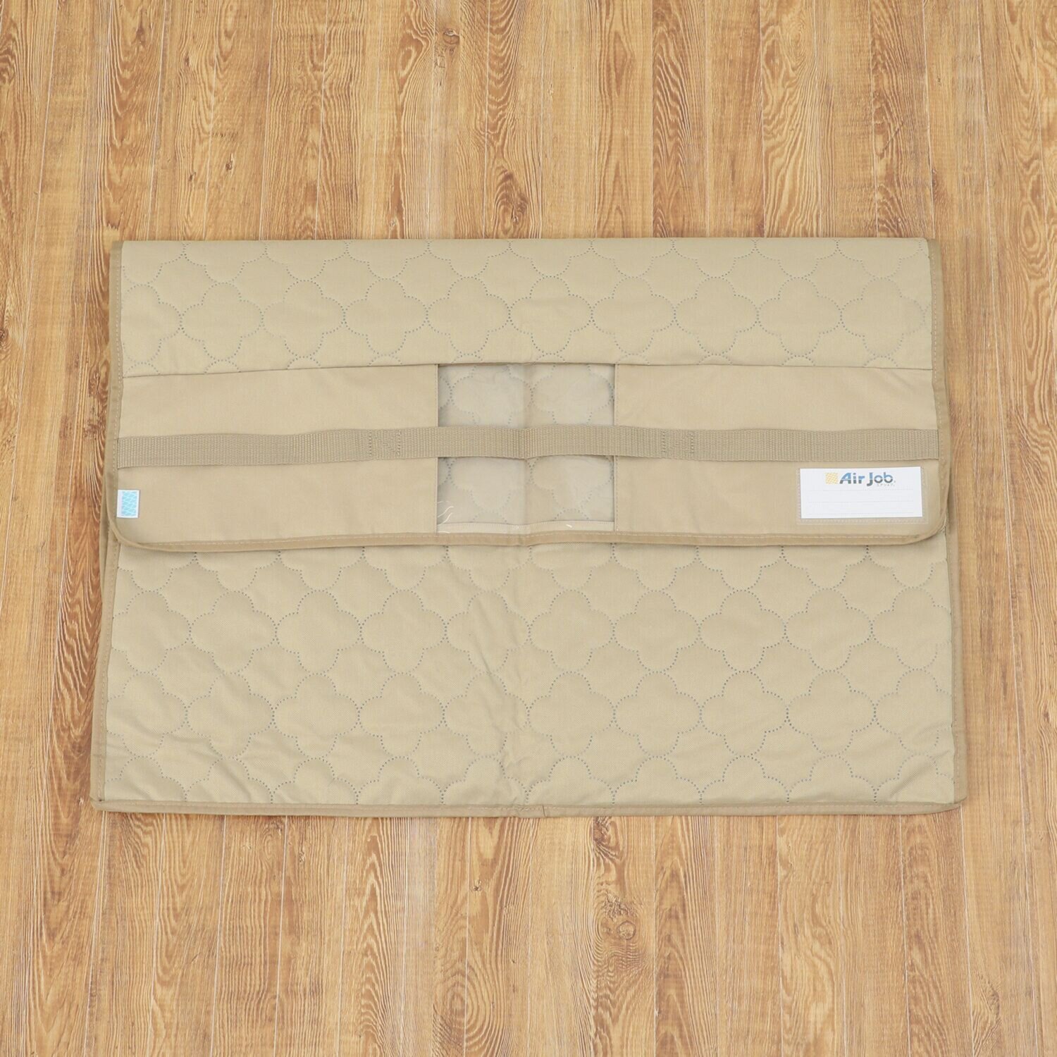 備長炭エアジョブ 大切な衣類などを つぶしすぎずに収納！ 軽圧縮収納ケース 同色２枚組 ＜大＞