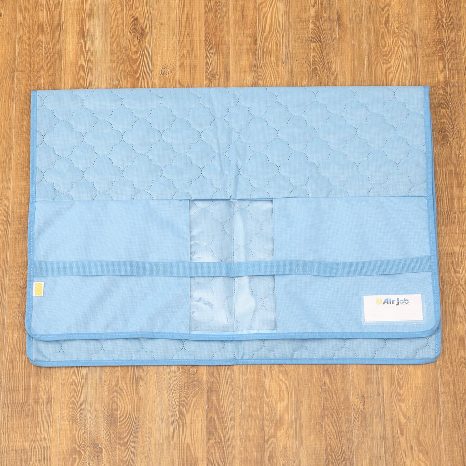 備長炭エアジョブ 大切な衣類などを つぶしすぎずに収納！ 軽圧縮収納ケース 同色２枚組 ＜深型＞