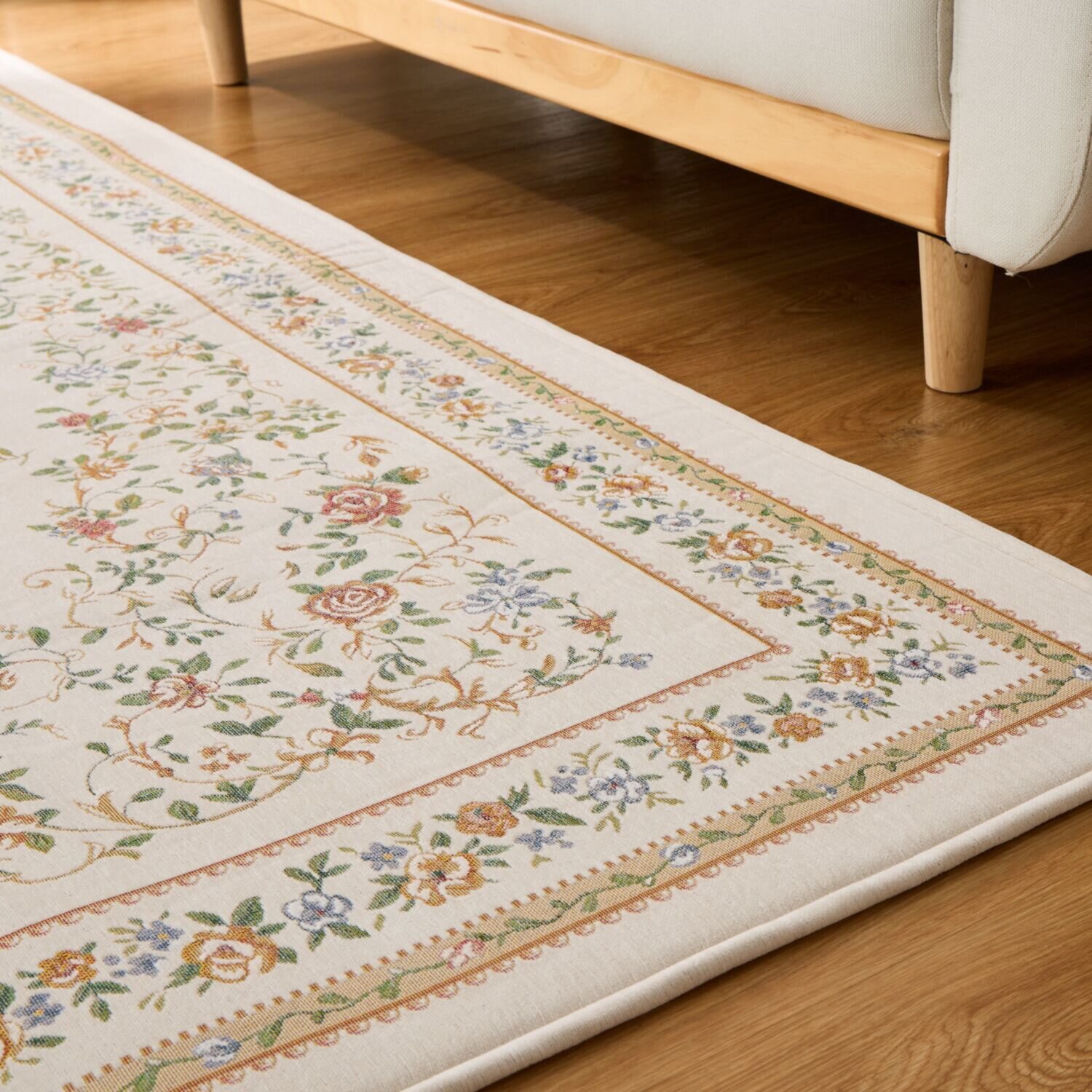 メゾン　ド　ノア はっ水・防ダニ 三層構造 シェニールゴブラン織 カーペット ＜１３０×１９０ｃｍ＞