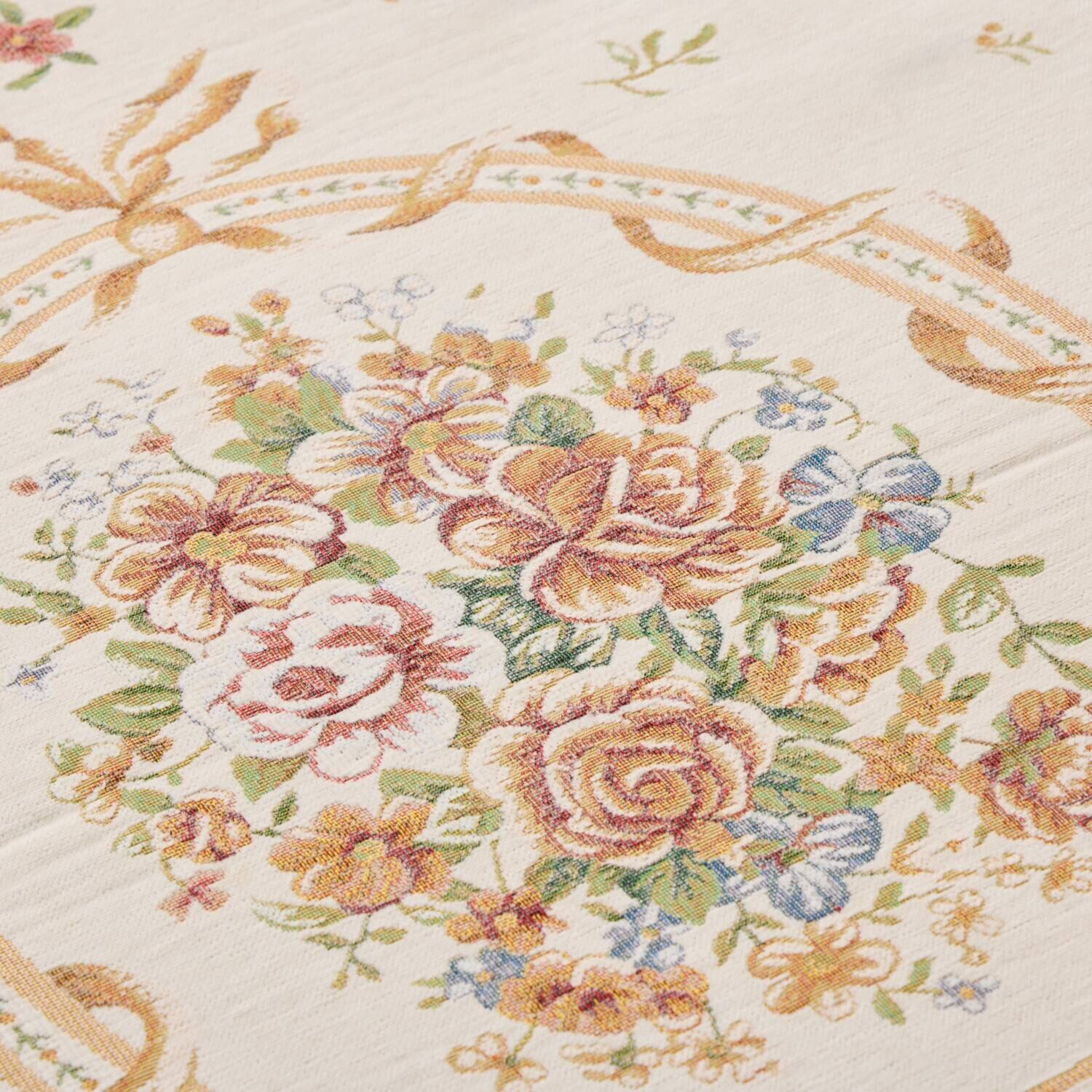 メゾン　ド　ノア はっ水・防ダニ 三層構造 シェニールゴブラン織 カーペット ＜１９０×１９０ｃｍ＞