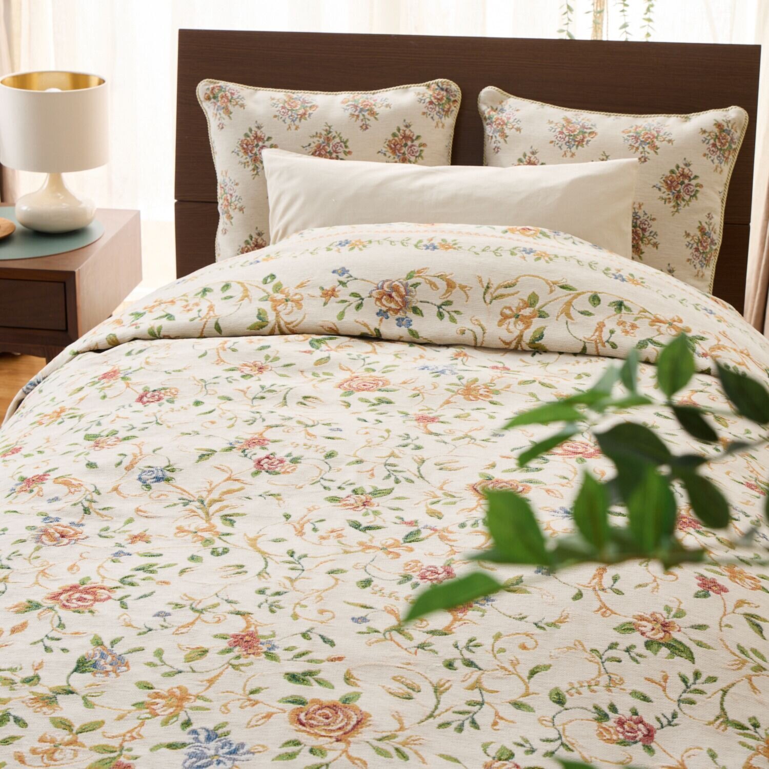 メゾン　ド　ノア はっ水 シェニールゴブラン織 マルチカバー ＜１９０×２４０ｃｍ＞