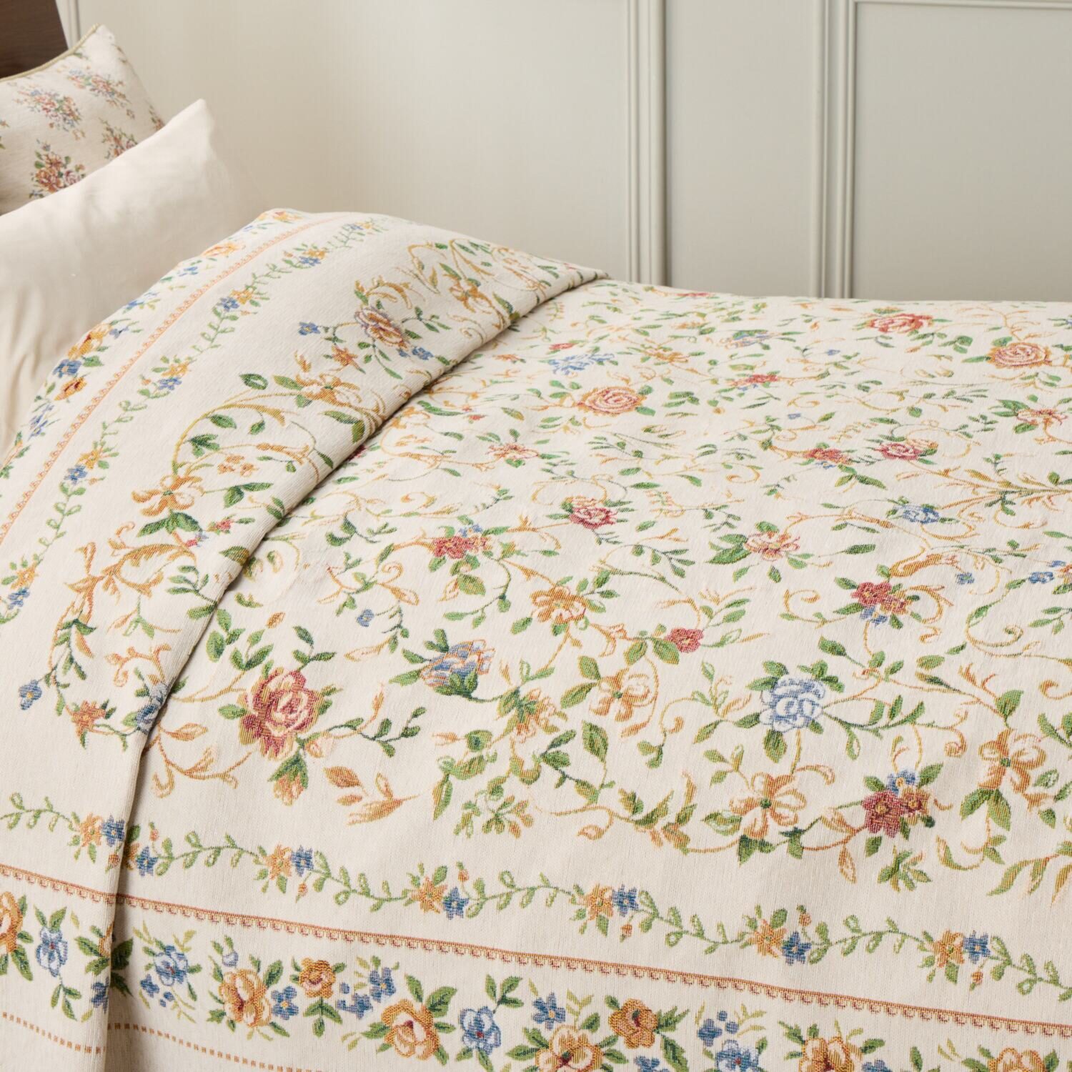 メゾン　ド　ノア はっ水 シェニールゴブラン織 マルチカバー ＜１９０×２４０ｃｍ＞